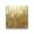 504 Metallic Gold Mosaic Porcelain Tile (10x10 cm)