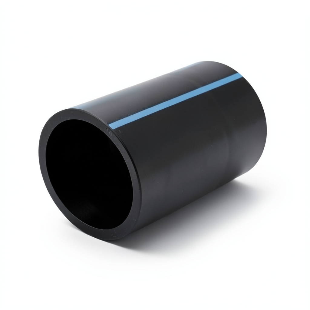 NPF HDPE Pipes for Water Networks Pressure 10 Bar Outside Diameter 63 mm Thickness 3 mm Black