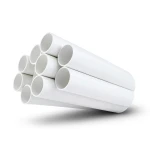 مواسير UPVC ضغط 8.6 بار مقاس 6 إنش سمك 5.18 مم لون أبيض