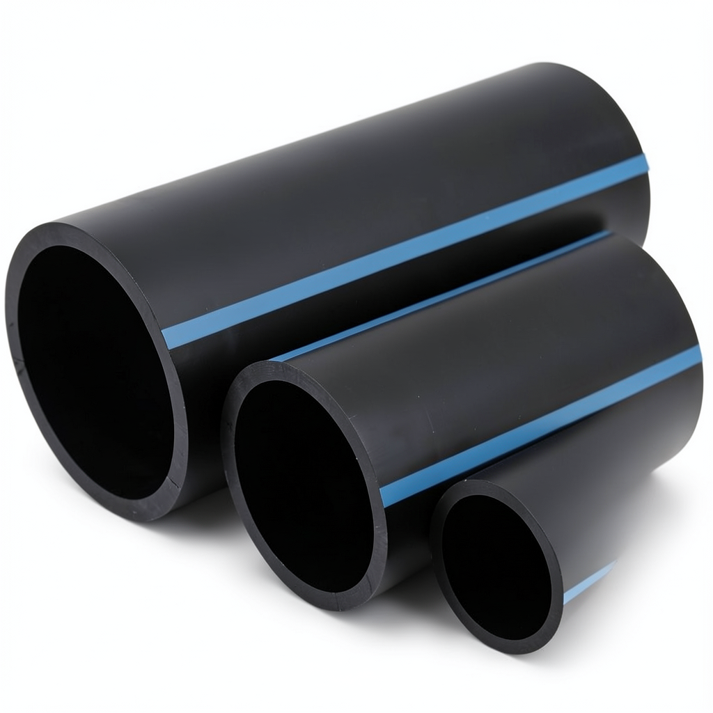 NPF HDPE Pipes Nominal Pressure 10 Bar Outside Diameter 110 mm Thickness 4.2 mm Black