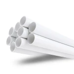 أنابيب UPVC ضغط اسمي 11 بار مقاس 1 إنش سمك 1.52 مم لون أبيض