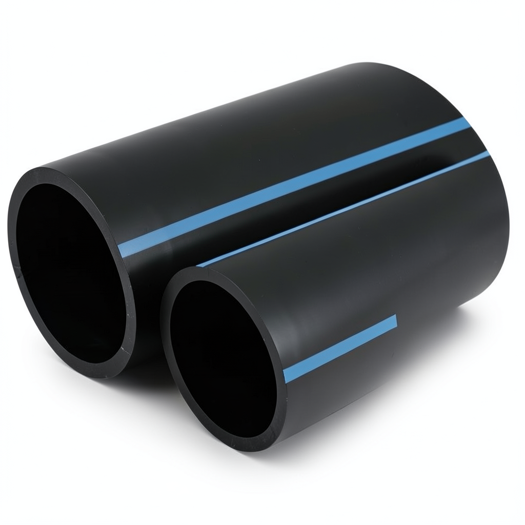 أنابيب HDPE الوطني ضغط 10 بار قطر خارجي 140 مم سمك 5.4 مم لون أسود