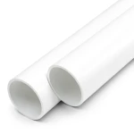 UPVC Pipes Nominal Pressure 21.7 Bar Size 1 Inch Thickness 2.5 mm White