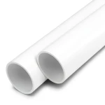 UPVC Pipes Nominal Pressure 21.7 Bar Size 1 1/2 Inch Thickness 3.6 mm White