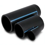 NPF HDPE Pipes Nominal Pressure 6 Bar Diameter 355 mm Thickness 8.7 mm Black