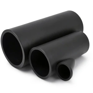 أنابيب HDPE الوطني ضغط 8 بار قطر خارجي 140 مم سمك 4.3 مم لون أسود