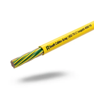 16 mm2 Stranded Copper Earth Wire, 450/750 Voltage, PVC Insulated, Yellow/Green | Riyadh Cables Group