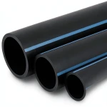 أنابيب HDPE الوطني ضغط 8 بار قطر خارجي 225 مم سمك 6.9 مم لون أسود