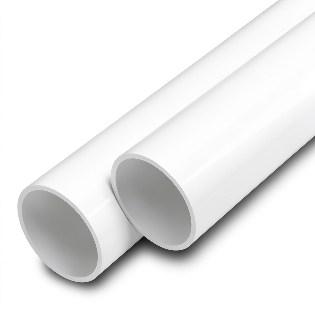 مواسير UPVC مقاس 8 إنش سمك 3.1 مم لون أبيض