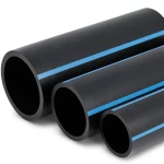 أنابيب HDPE الوطني لشبكات المياه ضغط 8 بار قطر خارجي 315 مم سمك 9.7 مم لون أسود