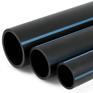 أنابيب HDPE الوطني ضغط 8 بار قطر خارجي 400 مم سمك 12.3 مم لون أسود