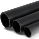 أنابيب HDPE NPF ضغط اسمي 10 بار قطر خارجي 32 مم سمك 1.6 مم أسود