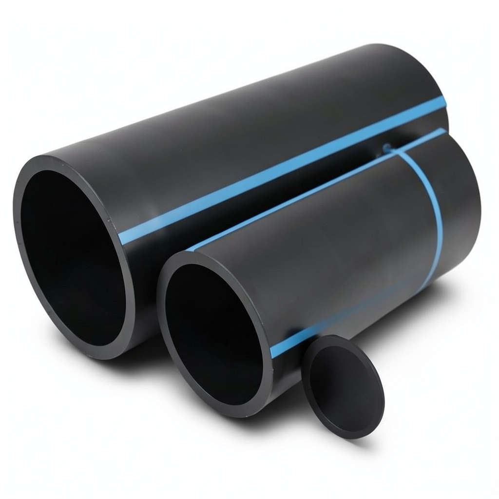 مواسير HDPE الوطني ضغط 10 بار قطر 40 مم سمك 1.9 مم لون أسود