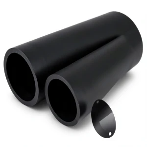مواسير HDPE الوطني لشبكات المياه ضغط 10 بار قطر خارجي 75 مم سمك 3.6 مم لون اسود