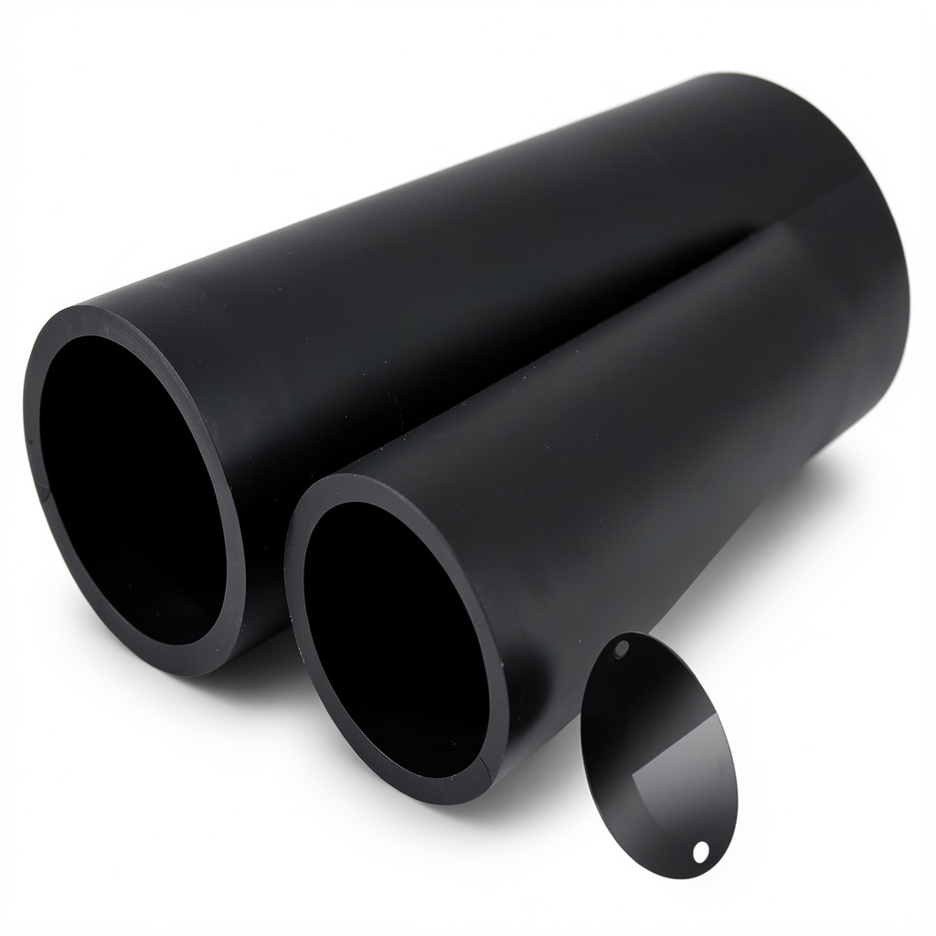 مواسير HDPE الوطني لشبكات المياه ضغط 10 بار قطر خارجي 75 مم سمك 3.6 مم لون اسود