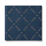ورق حائط ايطالي هندسي 10 م × 0.73 م ازرق داكن، موديل 45135