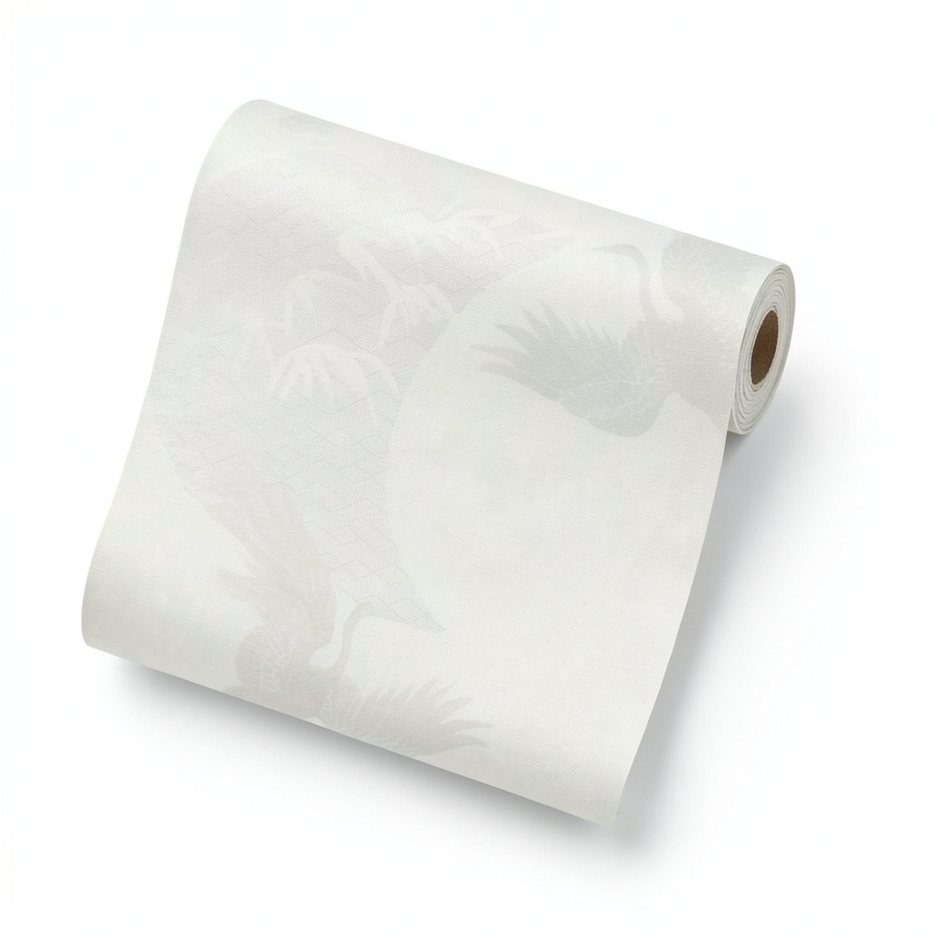 Italian Wallpaper Pale Beige Color Modern Design, Size 10m x 1.06m, Model 72905