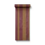 Wallpaper Striped Design 10 m x 1.06 m Brown with Red, Model 700035