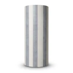Italian Wallpaper Striped Design 10m x 1.06m, Gray with Beige