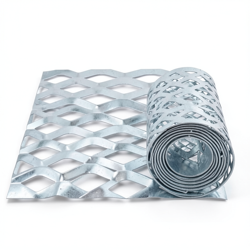 Galvanized Steel Expanded Metal Mesh Thickness 2.7 mm Width 2.44 m Length 2 m