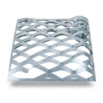Galvanized Steel Expanded Metal Mesh Thickness 2.7 mm Width 2.44 m Length 4 m