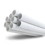 مواسير UPVC ضغط 8.6 بار مقاس 6 إنش سمك 5.18 مم لون أبيض