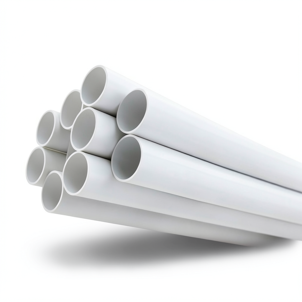 UPVC Pipes Nominal Pressure 8.6 Bar Size 6 inch Thickness 5.18 mm White