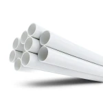انابيب UPVC ضغط 8.6 بار مقاس 8 إنش سمك 6.73 مم لون أبيض