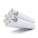 أنابيب UPVC ضغط اسمي 11 بار مقاس 1 إنش سمك 1.52 مم لون أبيض