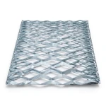 Galvanized Steel Expanded Metal Mesh Thickness 2.7 mm Width 2.44 M Length 5 M