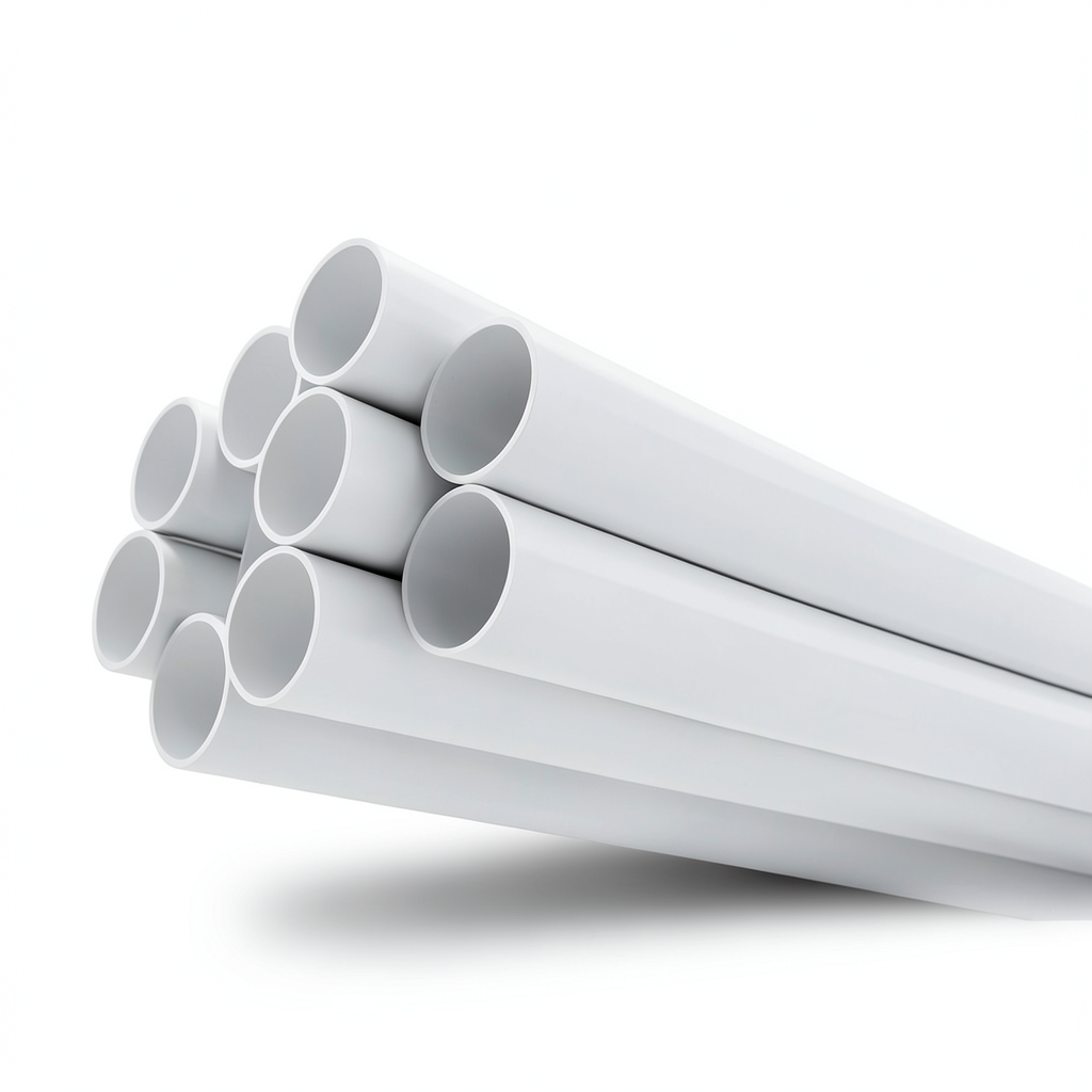مواسير UPVC ضغط 11 بار مقاس 1 1/4 إنش سمك 1.63 مم لون أبيض