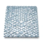 Galvanized Steel Expanded Metal Mesh Thickness 2.8 mm Width 2.44 M Length 1 M
