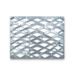 Galvanized Steel Expanded Metal Mesh Thickness 2.8 mm Width 2.44 M Length 1 M
