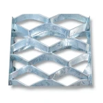 Galvanized Steel Expanded Metal Mesh Thickness 2.8 mm Width 2.44 M Length 5 M