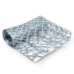 Galvanized Steel Expanded Metal Mesh Thickness 2.8 mm Width 2.44 M Length 5 M