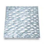 Galvanized Steel Expanded Metal Mesh Thickness 2.7 mm Width 2.44 m Length 3 m