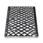 Hot Rolled Black Steel Expanded Metal Mesh Thickness 1.7 mm Width 2.44 m Length 3 m