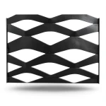 Hot Rolled Black Steel Expanded Metal Mesh Thickness 1.7 mm Width 2.44 m Length 3 m