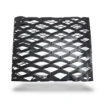 Hot Rolled Black Steel Expanded Metal Mesh Thickness 1.7 mm Width 2.44 m Length 4 m