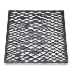 Hot Rolled Black Steel Expanded Metal Mesh Thickness 1.7 mm Width 2.44 m Length 5 m