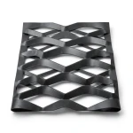 Hot Rolled Black Steel Expanded Metal Mesh Thickness 1.7 mm Width 2.44 m Length 5 m