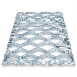 Galvanized Steel Expanded Metal Mesh Thickness 2.8 mm Width 2.44 m Length 4 m