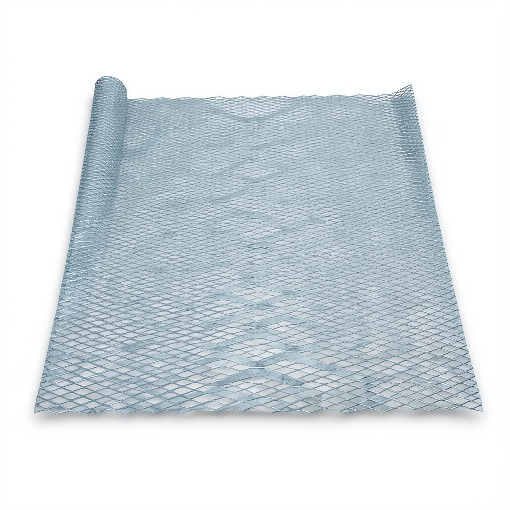 Galvanized Steel Expanded Metal Mesh Thickness 2.8 mm Width 2.44 m Length 7 m
