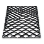 Hot Rolled Black Steel Expanded Metal Mesh Thickness 1.7 mm Width 2.44 m Length 3 m