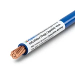 لفة سلك مفرد نحاس مجدول عزل PVC، مقاس 4mm، 450/750V، لون أزرق | مجموعة كابلات الرياض