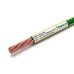 لفة سلك تأريض نحاس مجدول 630 ملم 450/750 فولت عزل PVC أخضر/أصفر | مجموعة كابلات الرياض