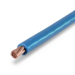 لفة سلك مفرد نحاس مجدول عزل PVC مقاس 10 مل 450/750 فولت لون أزرق | مجموعة كابلات الرياض