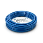 سلك مفرد نحاس مجدول عزل PVC مساحة 16mm2، 450/750 فولت، أزرق | مجموعة كابلات الرياض