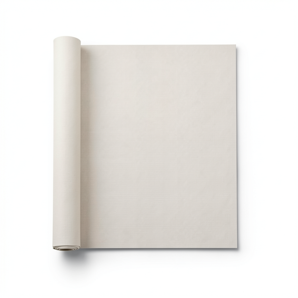 Italian Plain Wall Covering 10m x 0.73m Light Beige, Model 45140