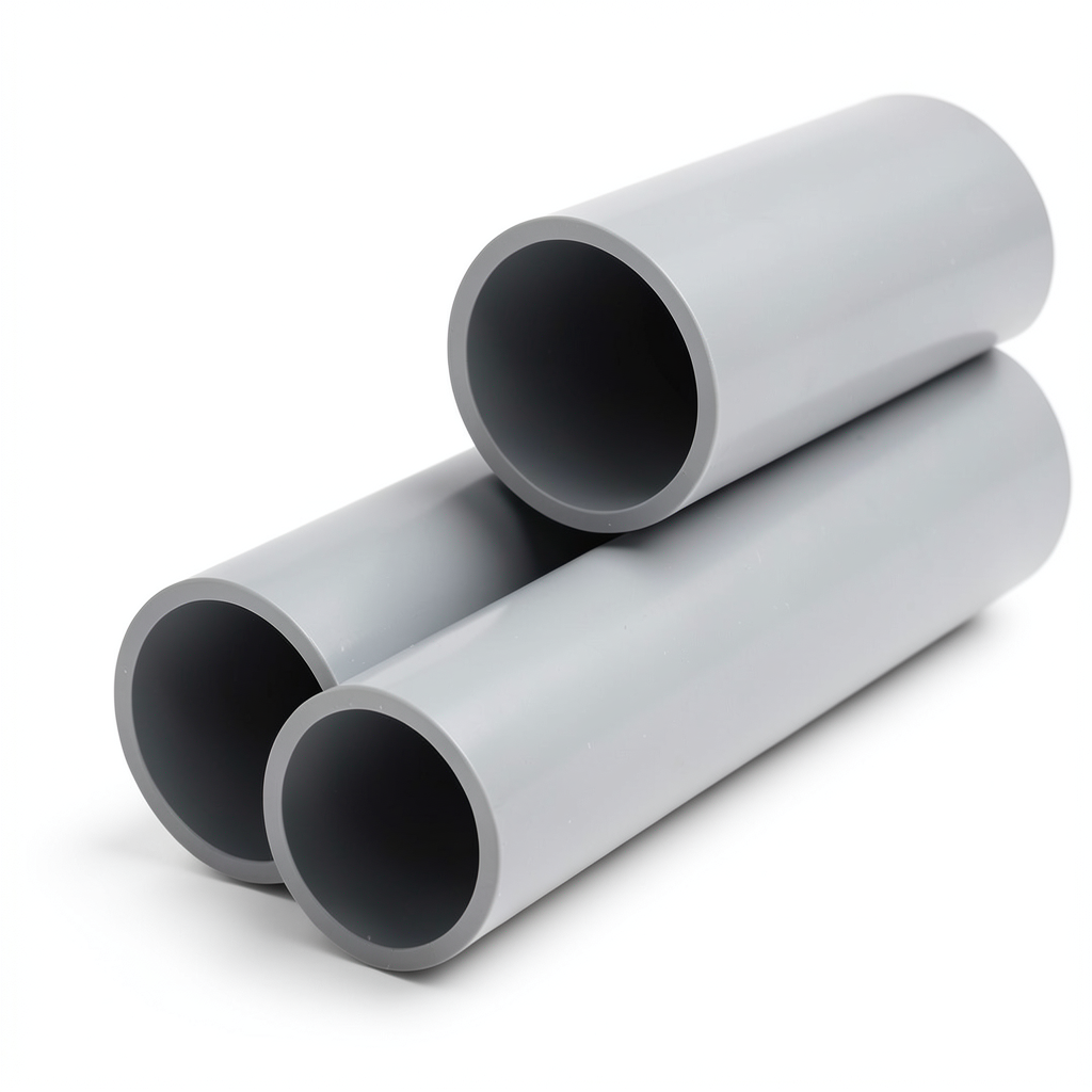 UPVC Pipe Aqtar Najd Class 2 Outside Diameter 125 mm Thickness 2.5 mm Gray